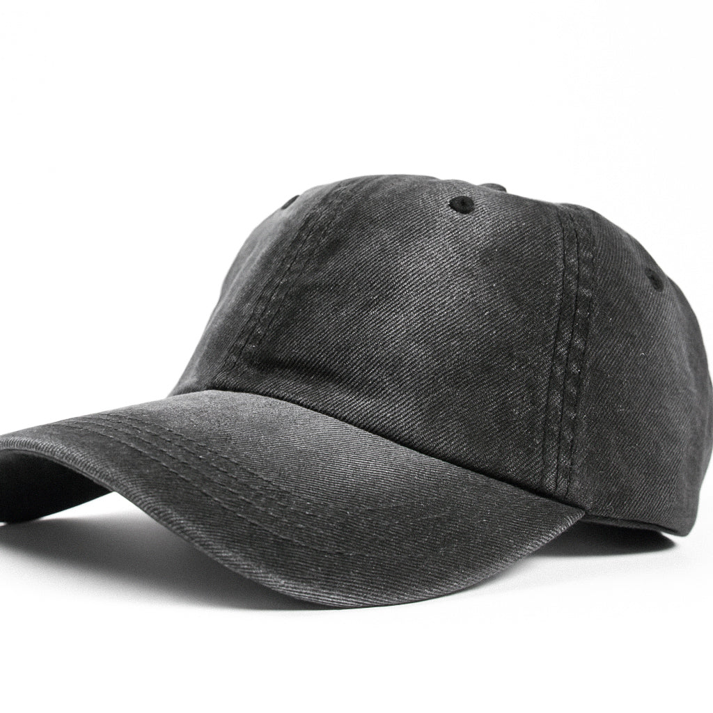 Black & Grey washed Jeans Cap