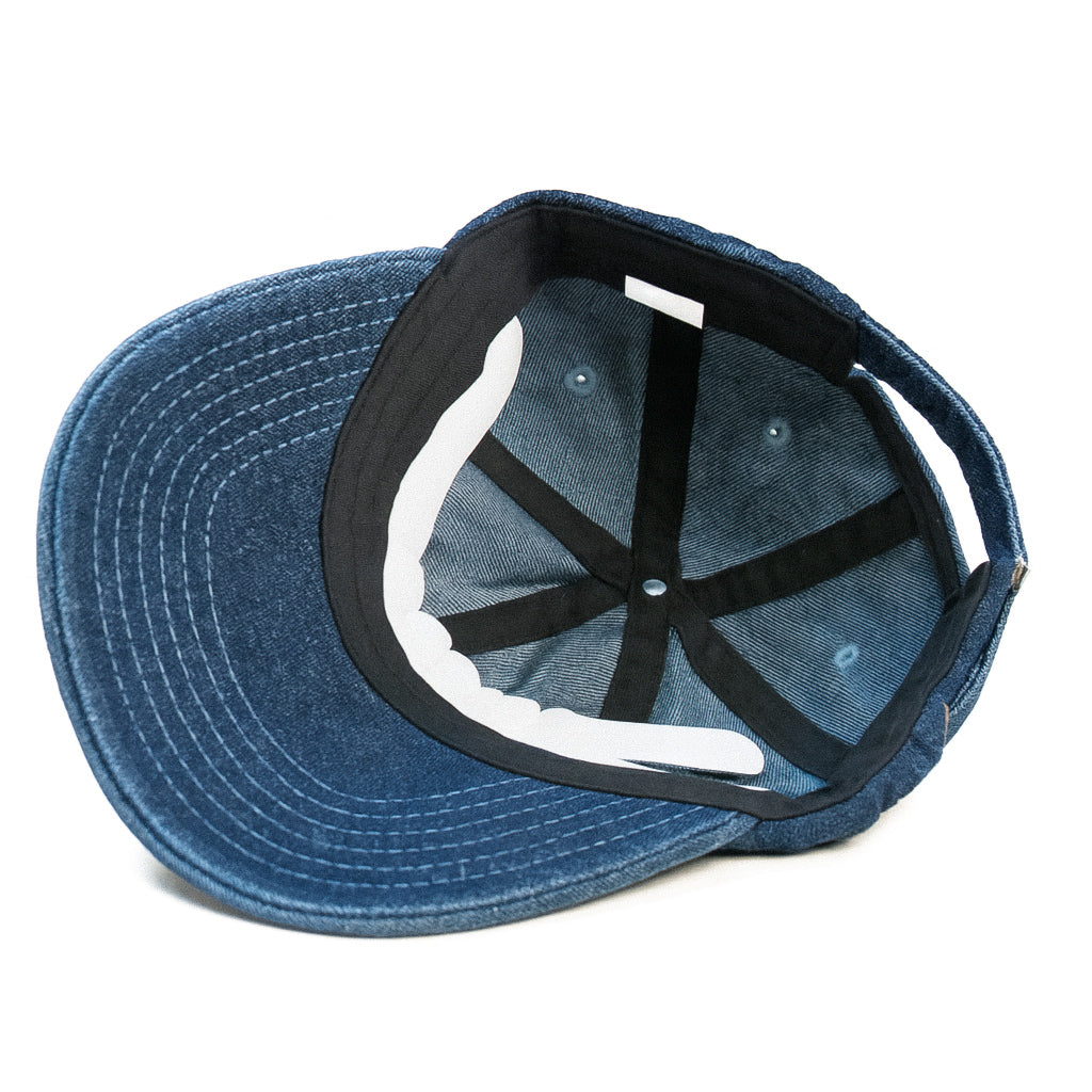 Dark Blue washed Jeans Cap