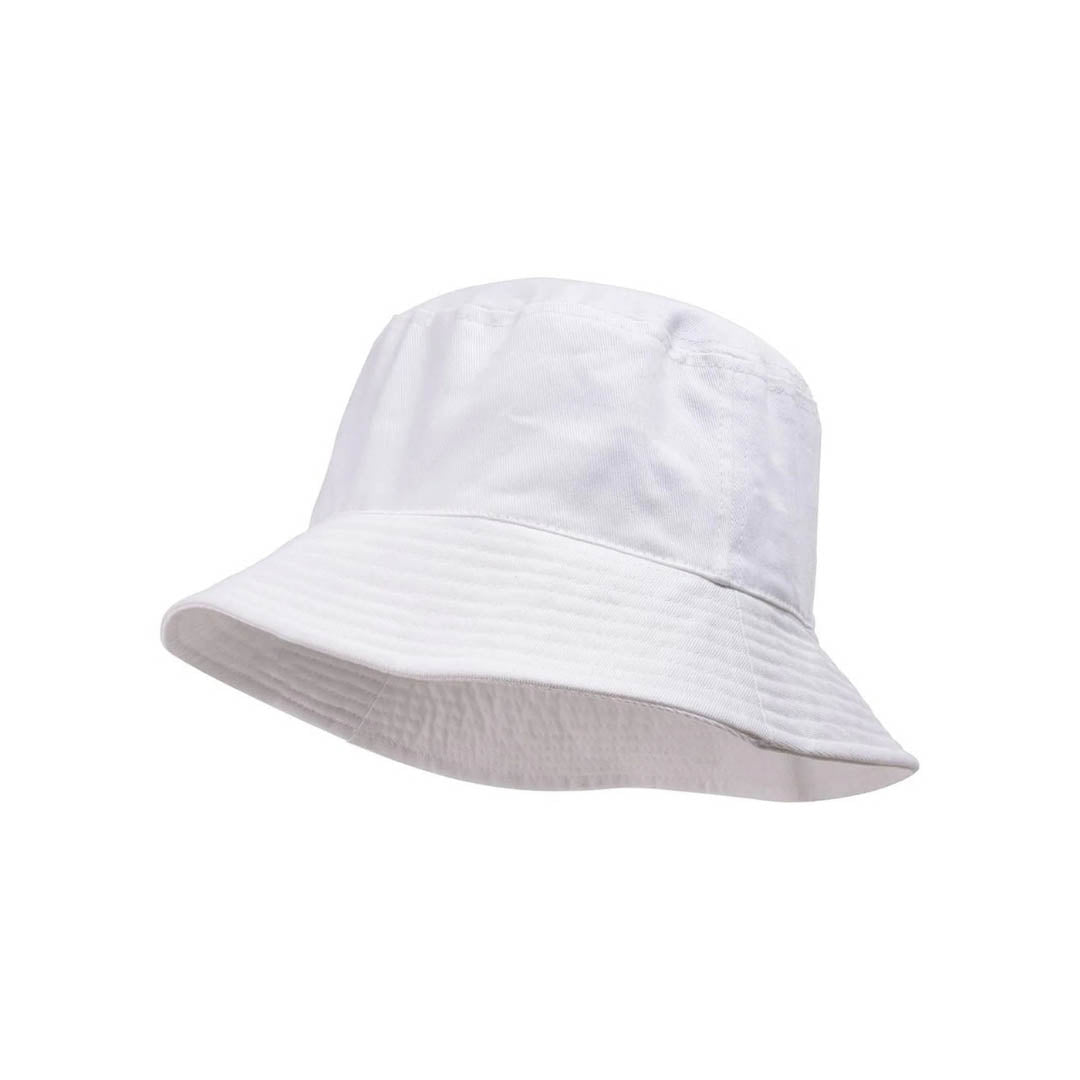 White Bucket Cap