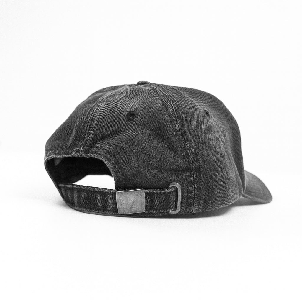 Black & Grey washed Jeans Cap