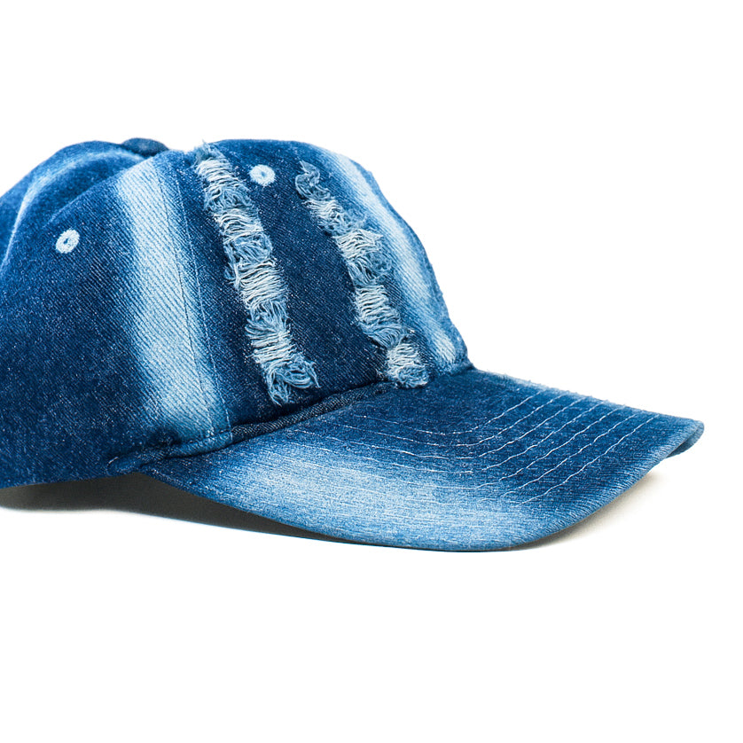 Dark Blue washed Jeans Cap