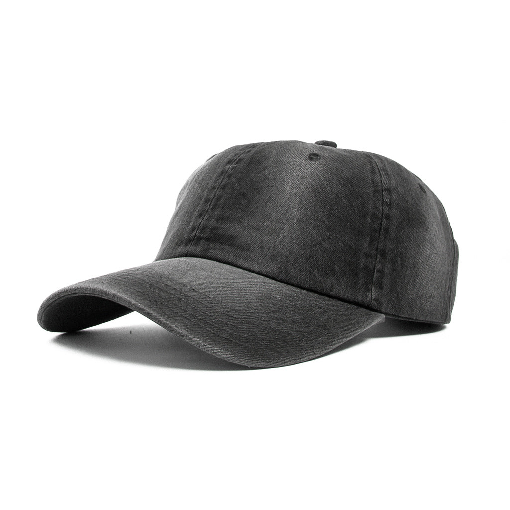 Black & Grey washed Jeans Cap