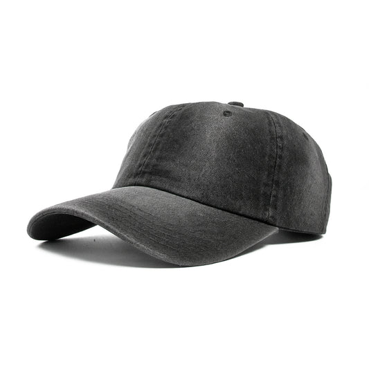 Black & Grey washed Jeans Cap