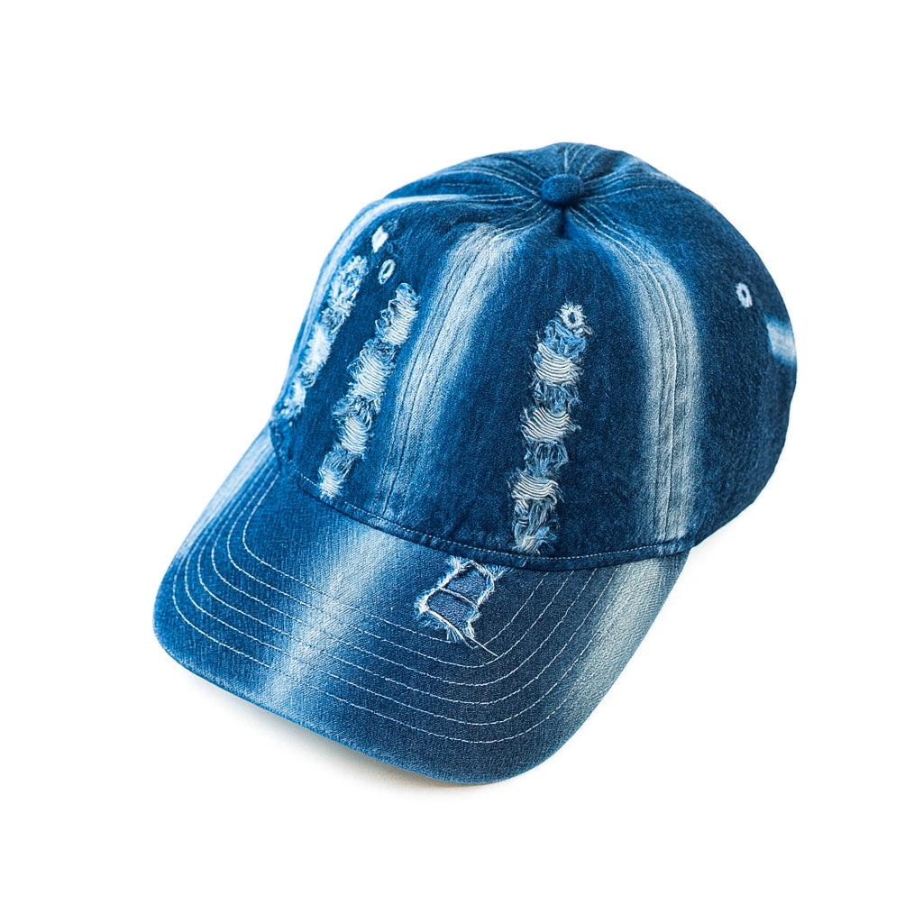 Dark Blue washed Jeans Cap
