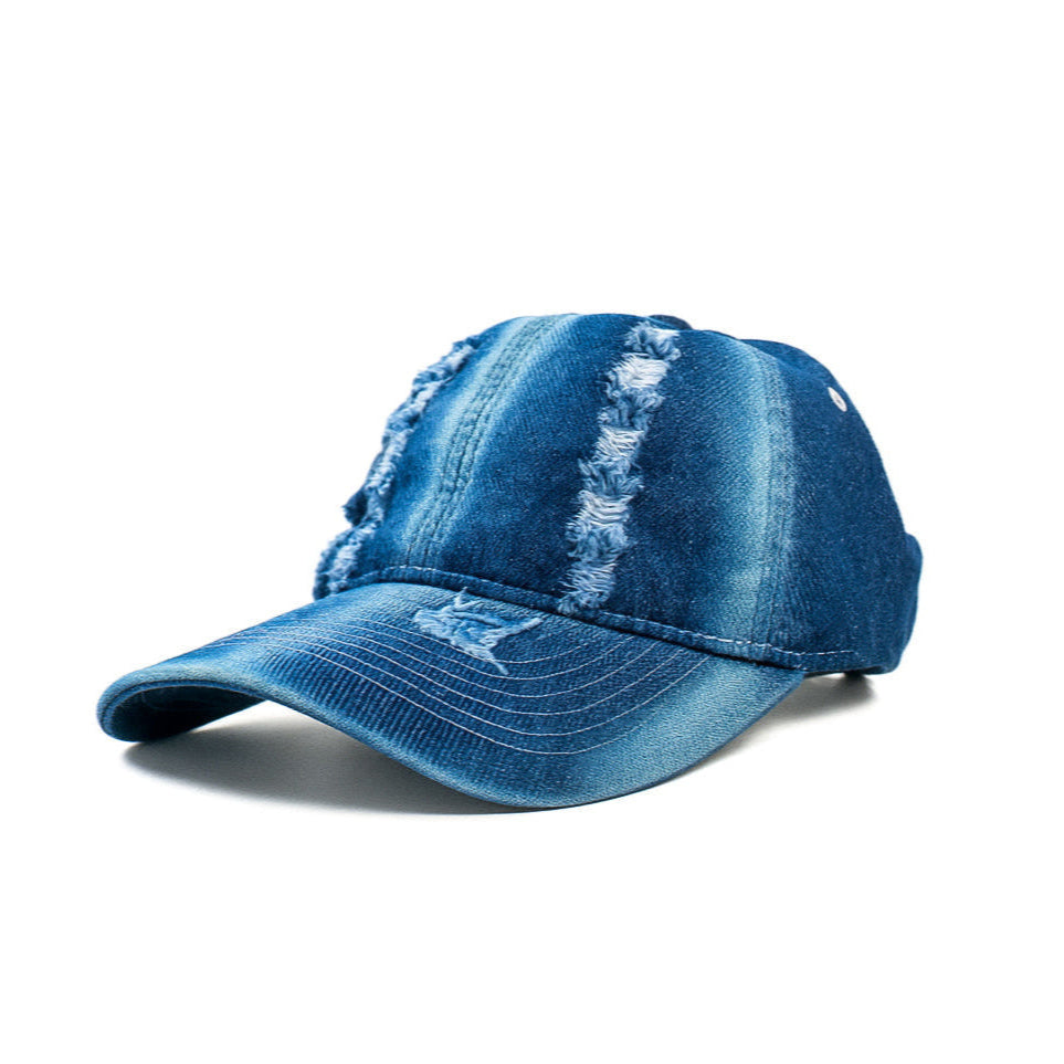 Dark Blue washed Jeans Cap