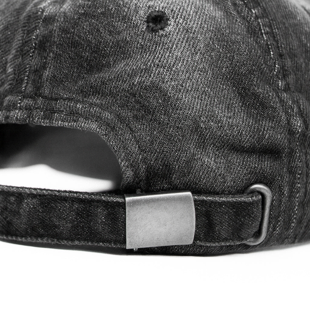 Black & Grey washed Jeans Cap