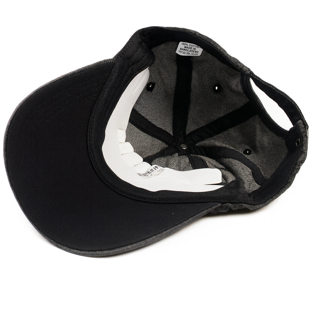 Black & Grey washed Jeans Cap