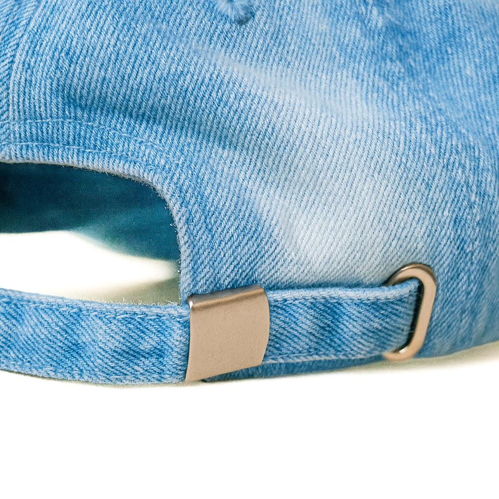 Light Blue washed Jeans Cap