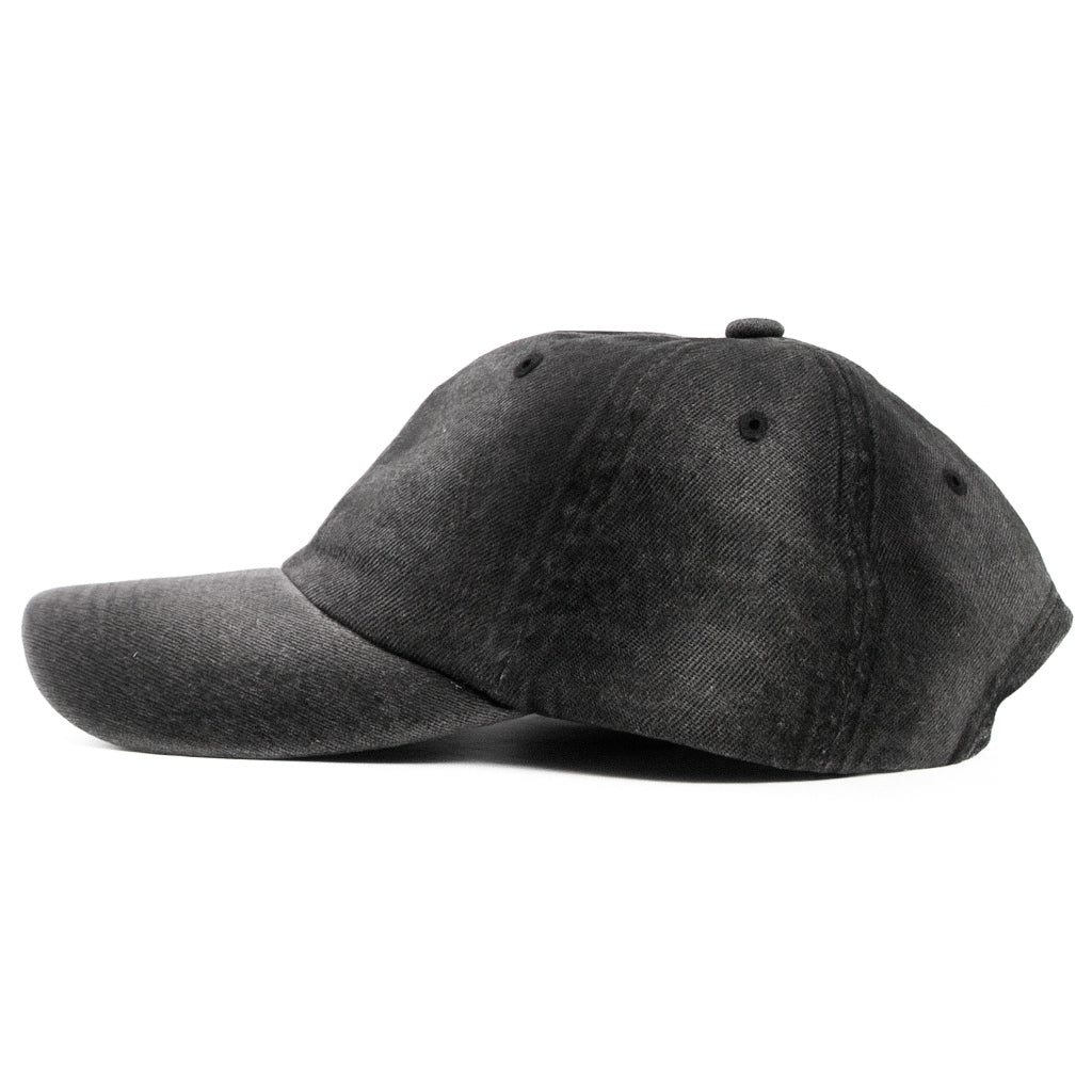 Black & Grey washed Jeans Cap
