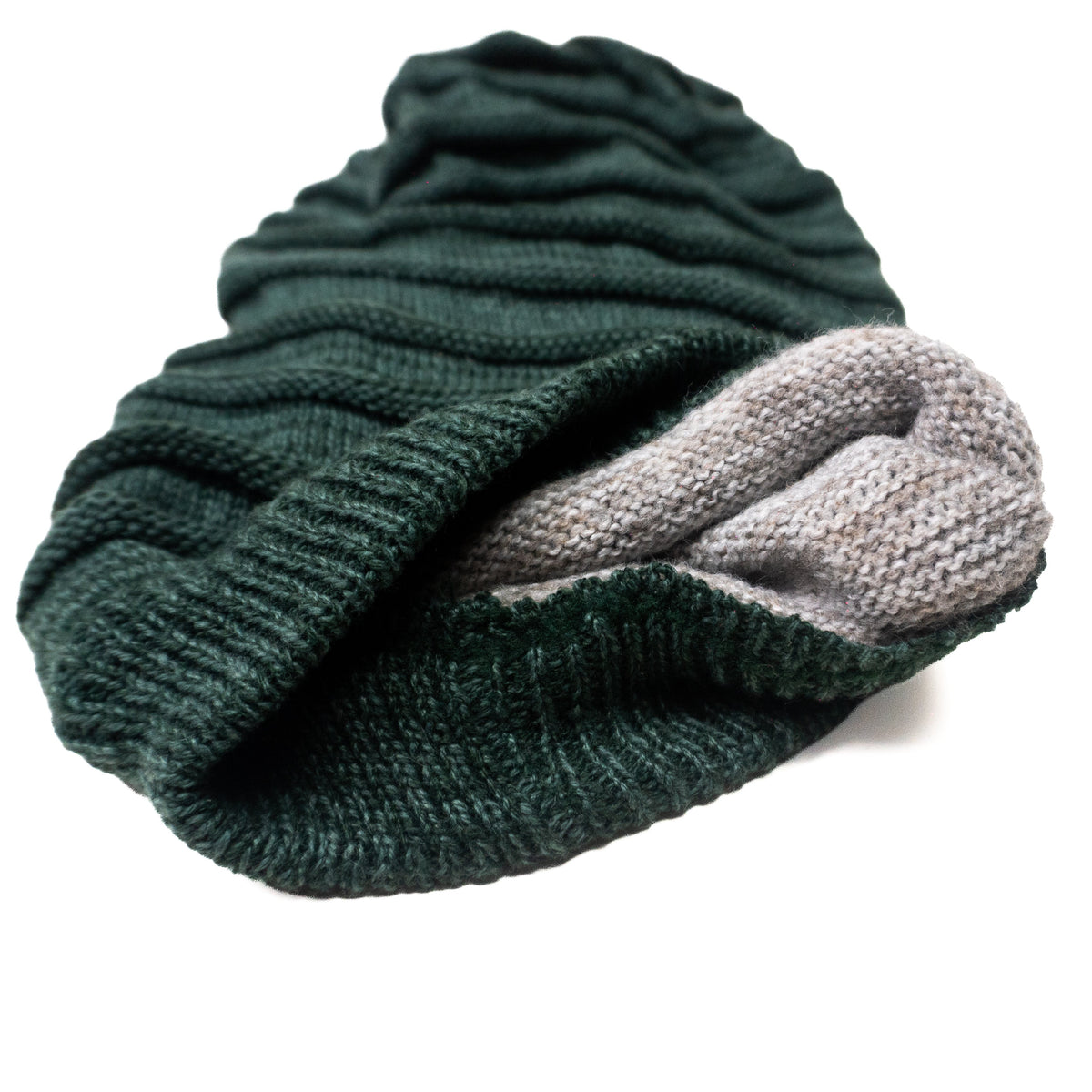 Oversized Emereld Green Beanie