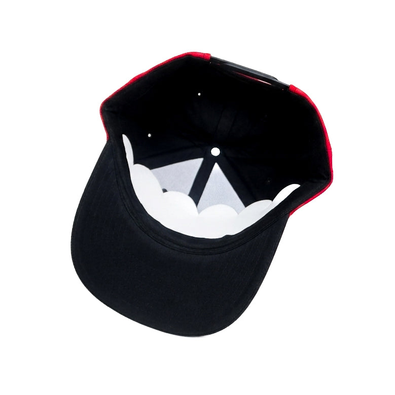 Black Racer Fitted Snapback Cap