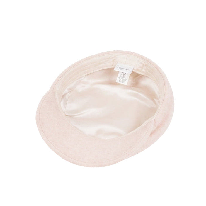 White Snowveil Newsboy Cap