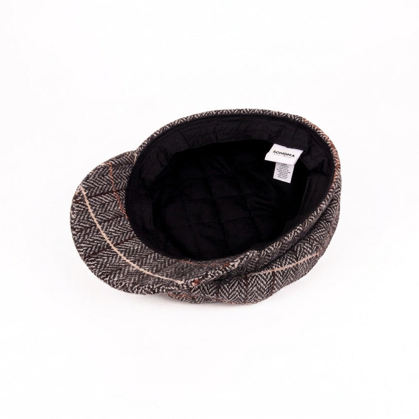 Woven Piper Newsboy Cap