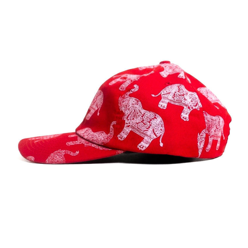 Red Attire Bockless Cap