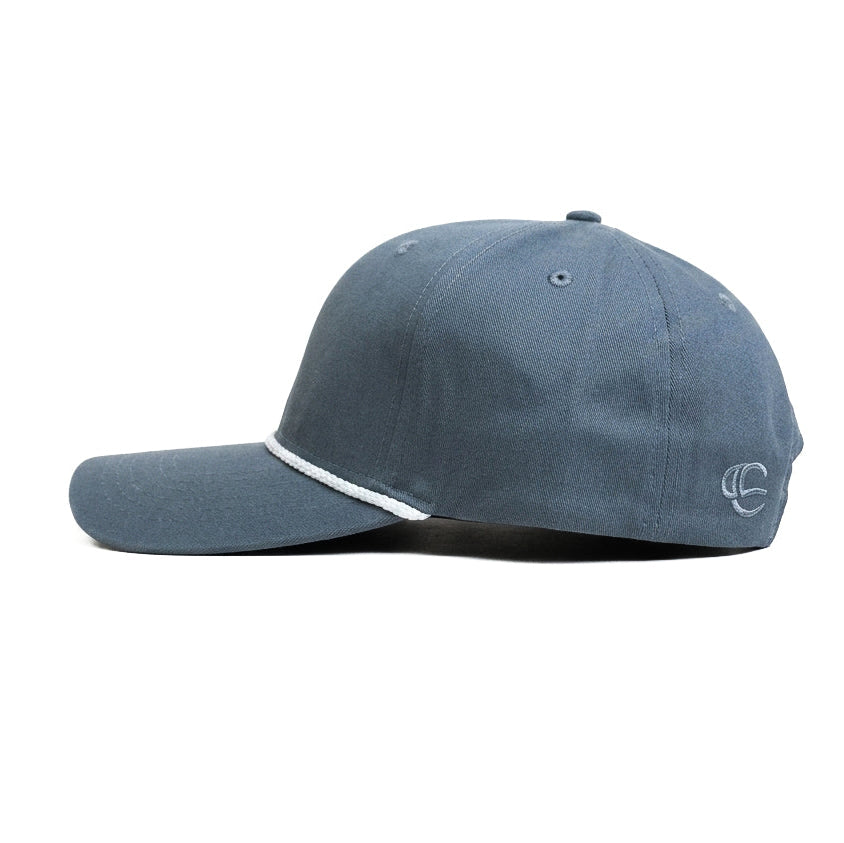 Rope Mode Grey Snapback Cap