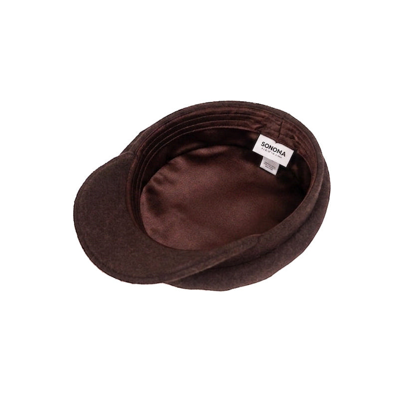 Brown Courtyard Newsboy Cap