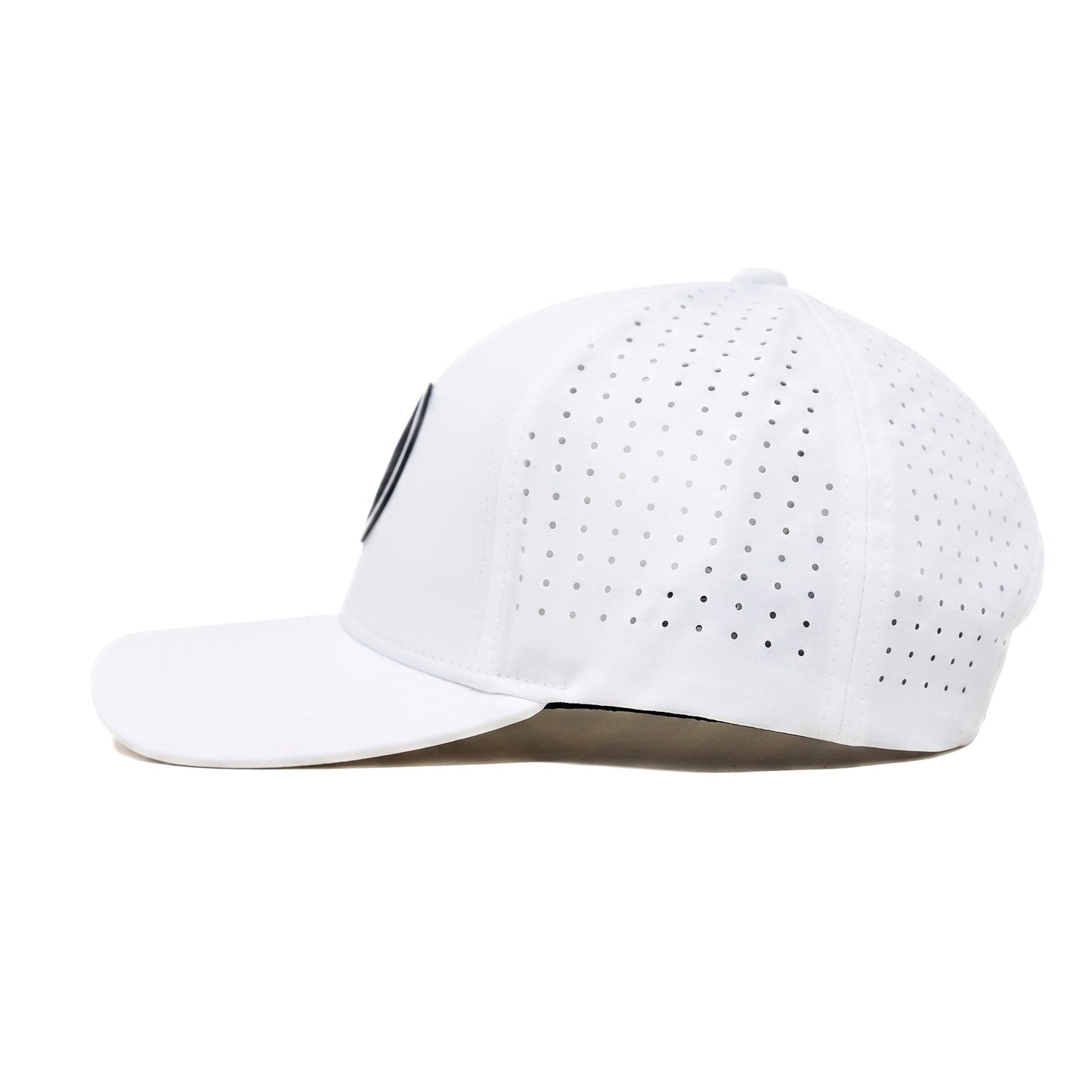 Surf Bear White Snapback Cap