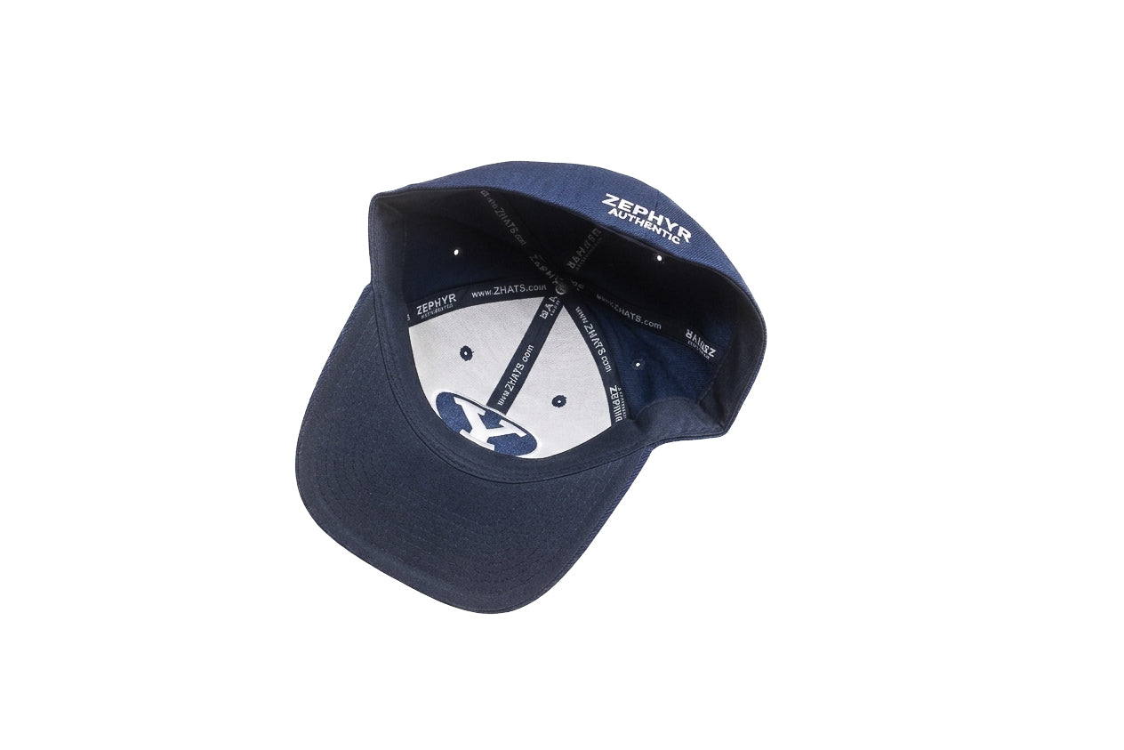 Y Blue Fitted Cap