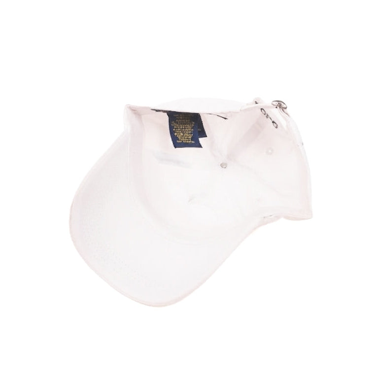 US Polo White Snapback Cap