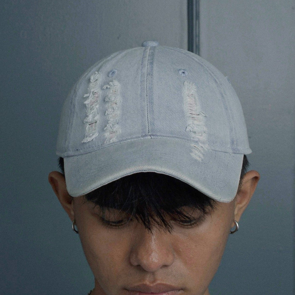 Light Blue Jeans Cap