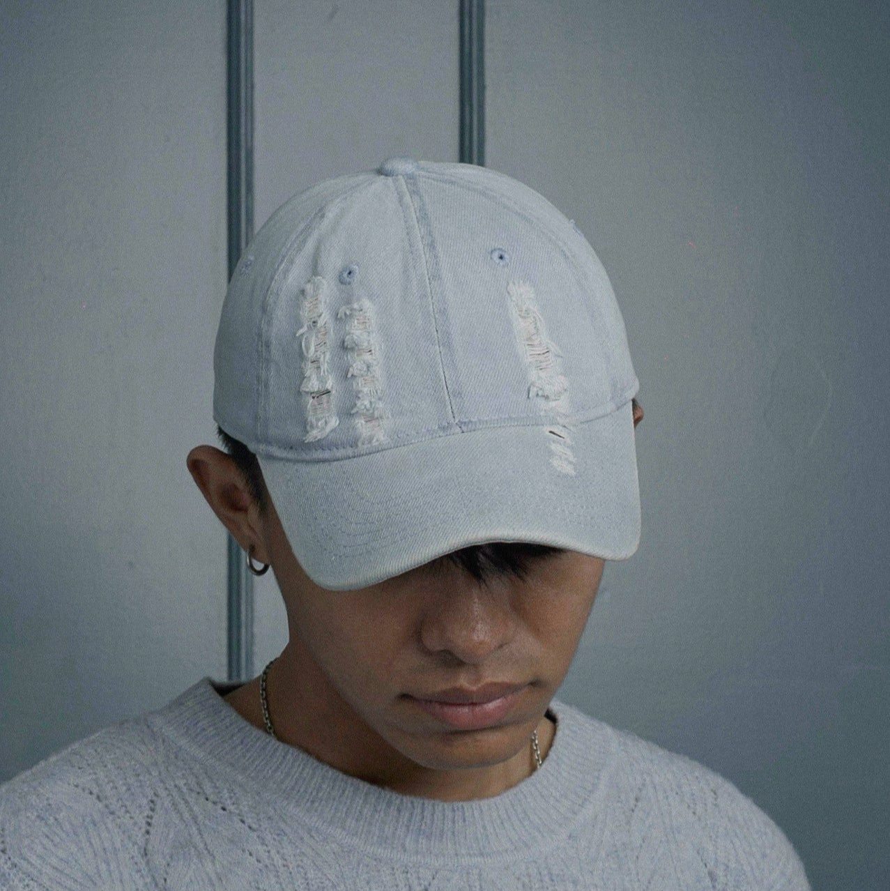Light Blue Jeans Cap