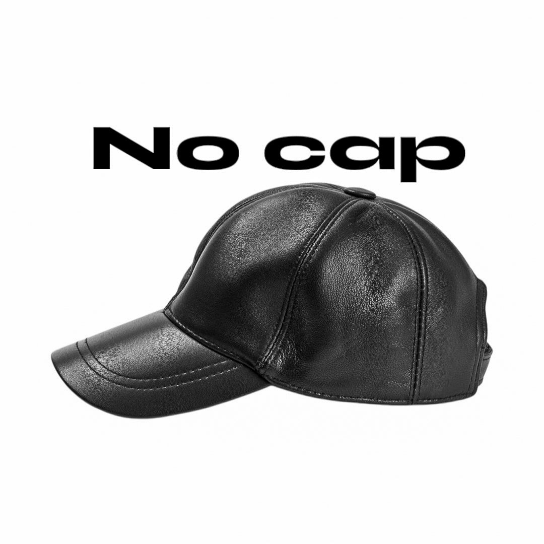 Classic Leather Cap Black