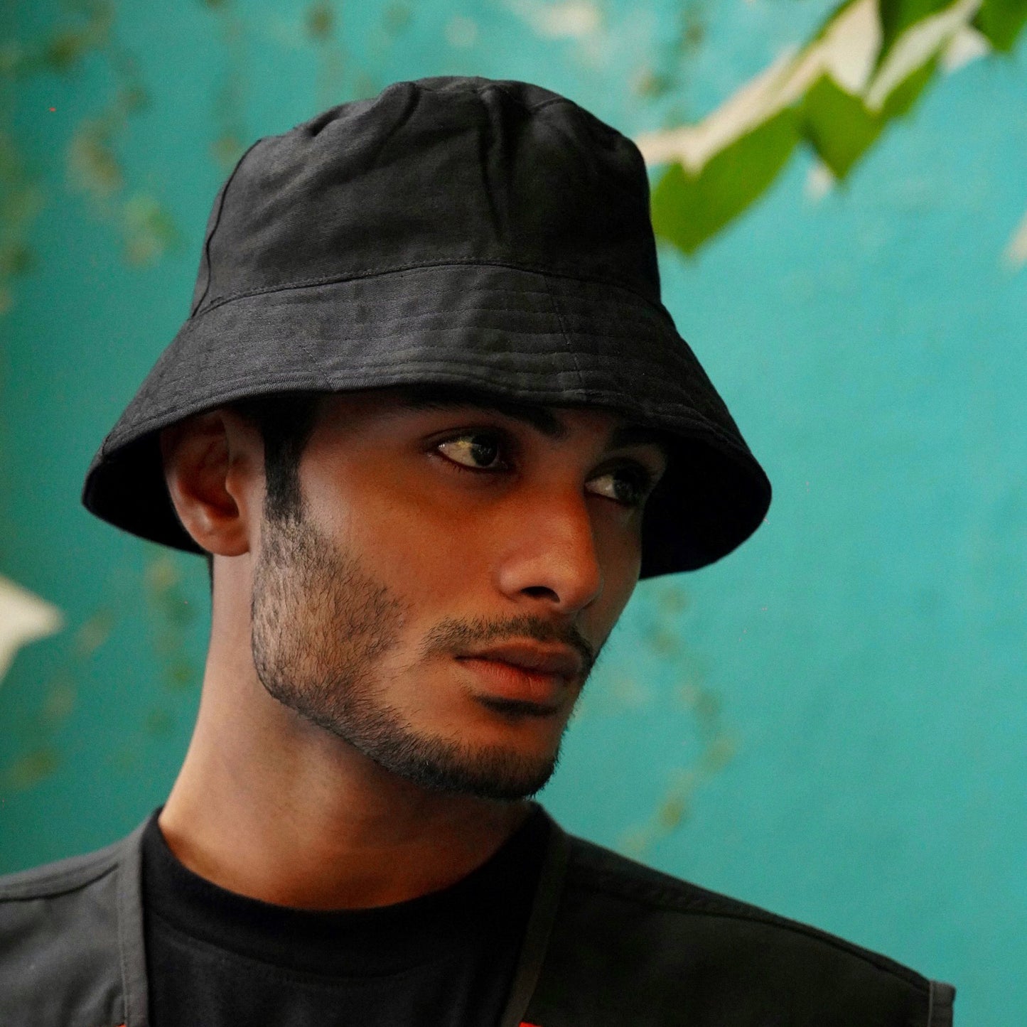 Black Bucket Cap