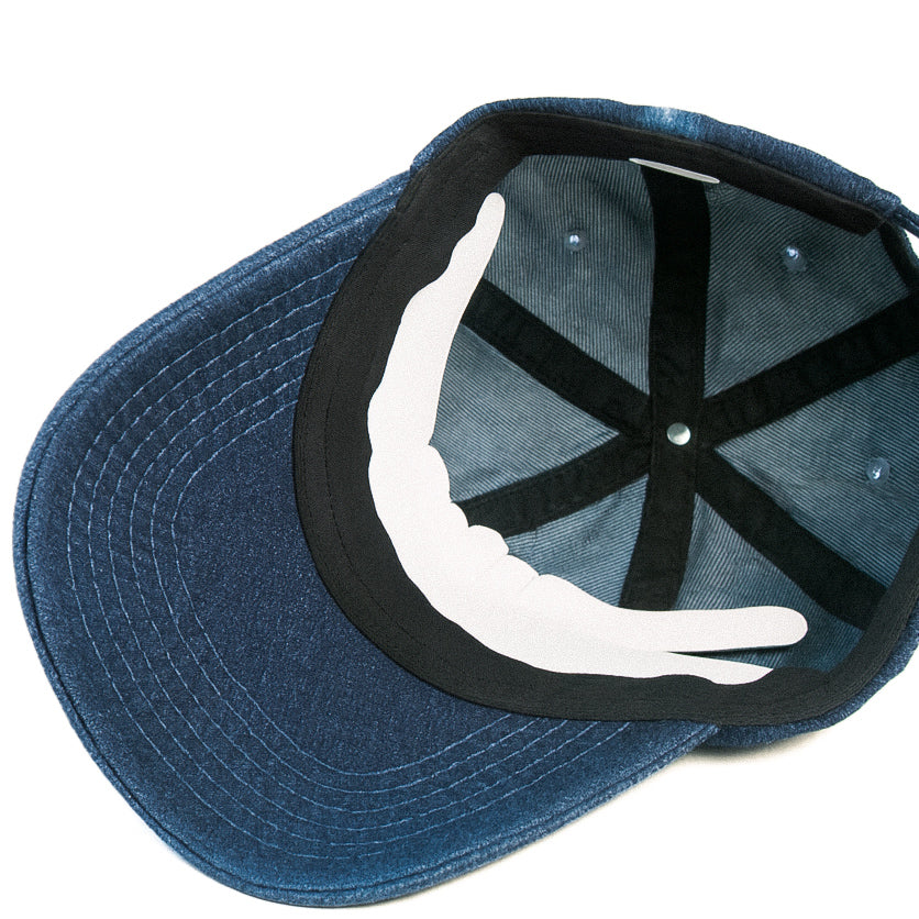 Dark Blue washed Jeans Cap