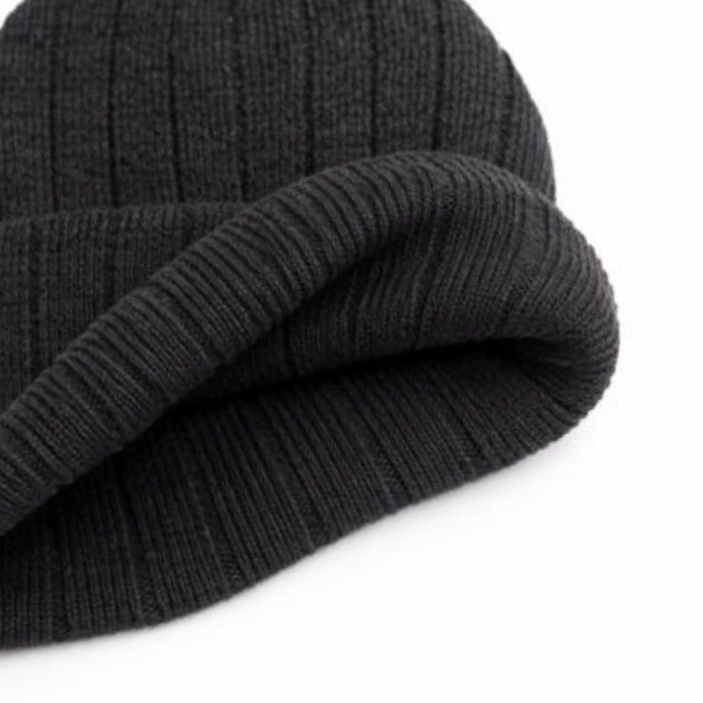 Dark Grey Simple Beanie