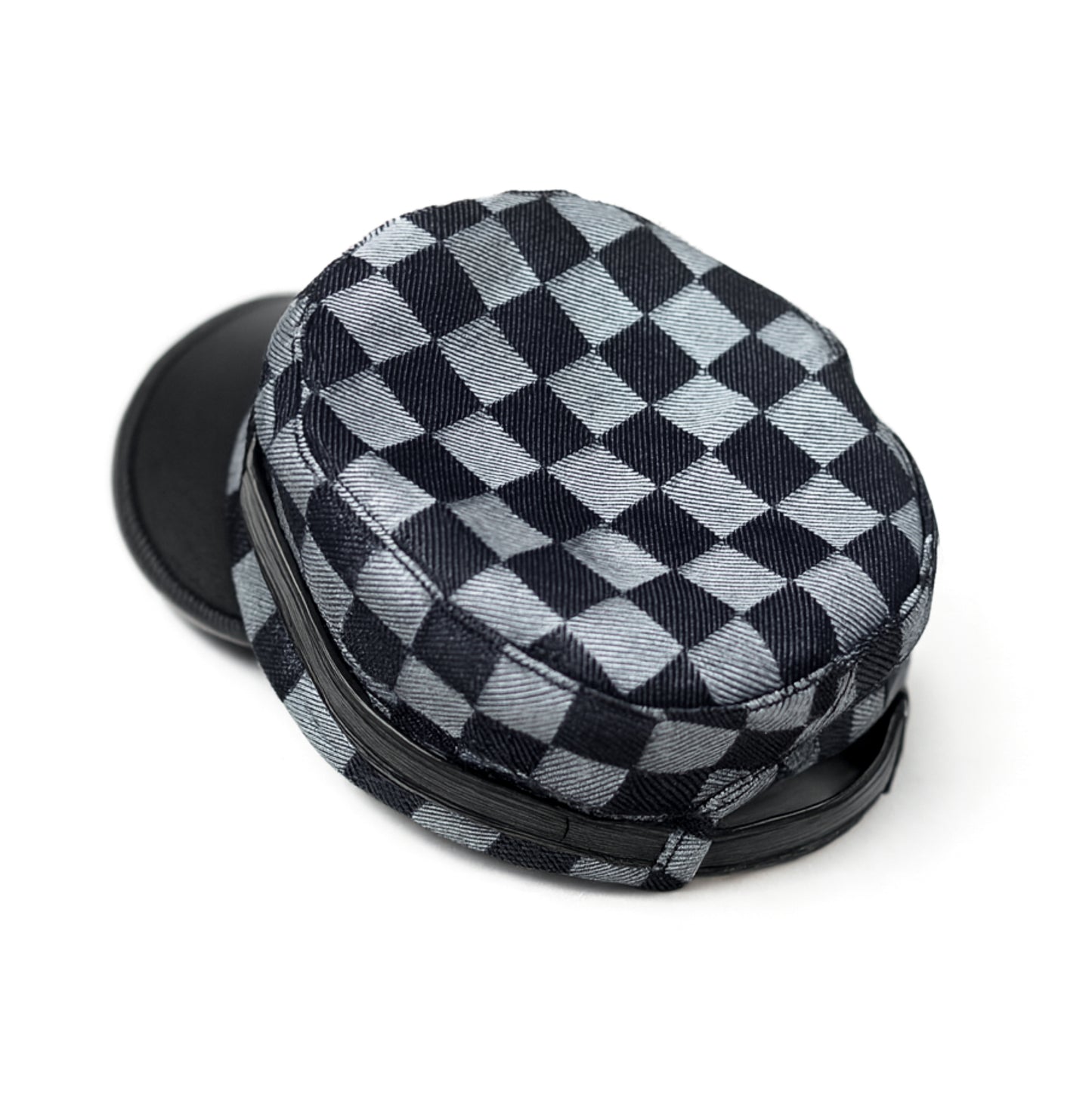 Stealth Grid Leather Cap
