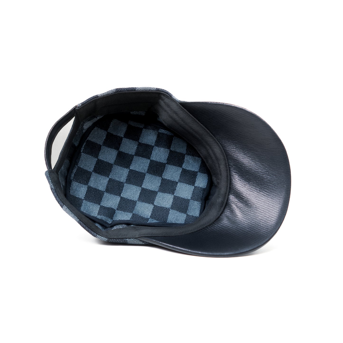 Stealth Grid Leather Cap