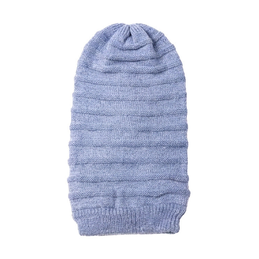 Oversized Cornflower Blue Beanie