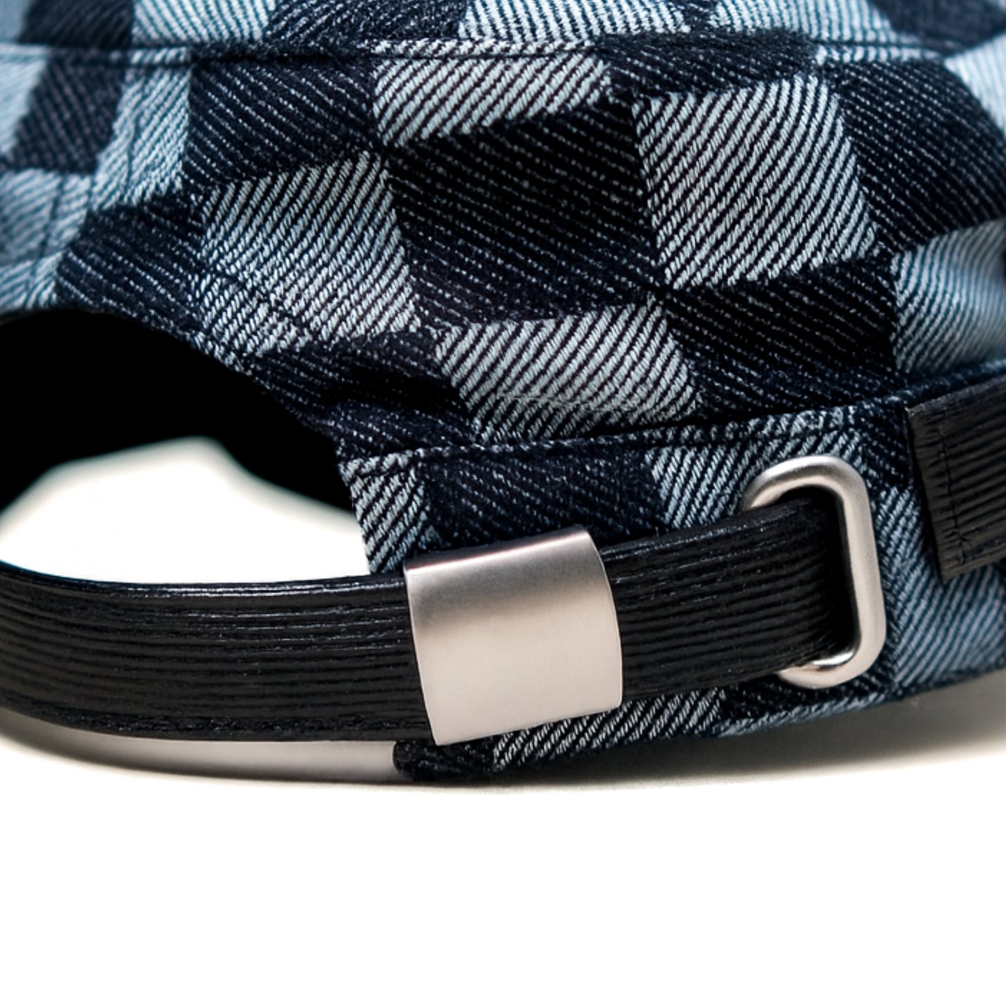 Stealth Grid Leather Cap