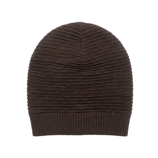 Brown Long Stripped Beanie