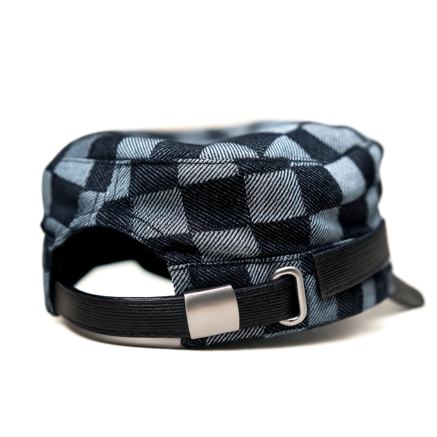 Stealth Grid Leather Cap