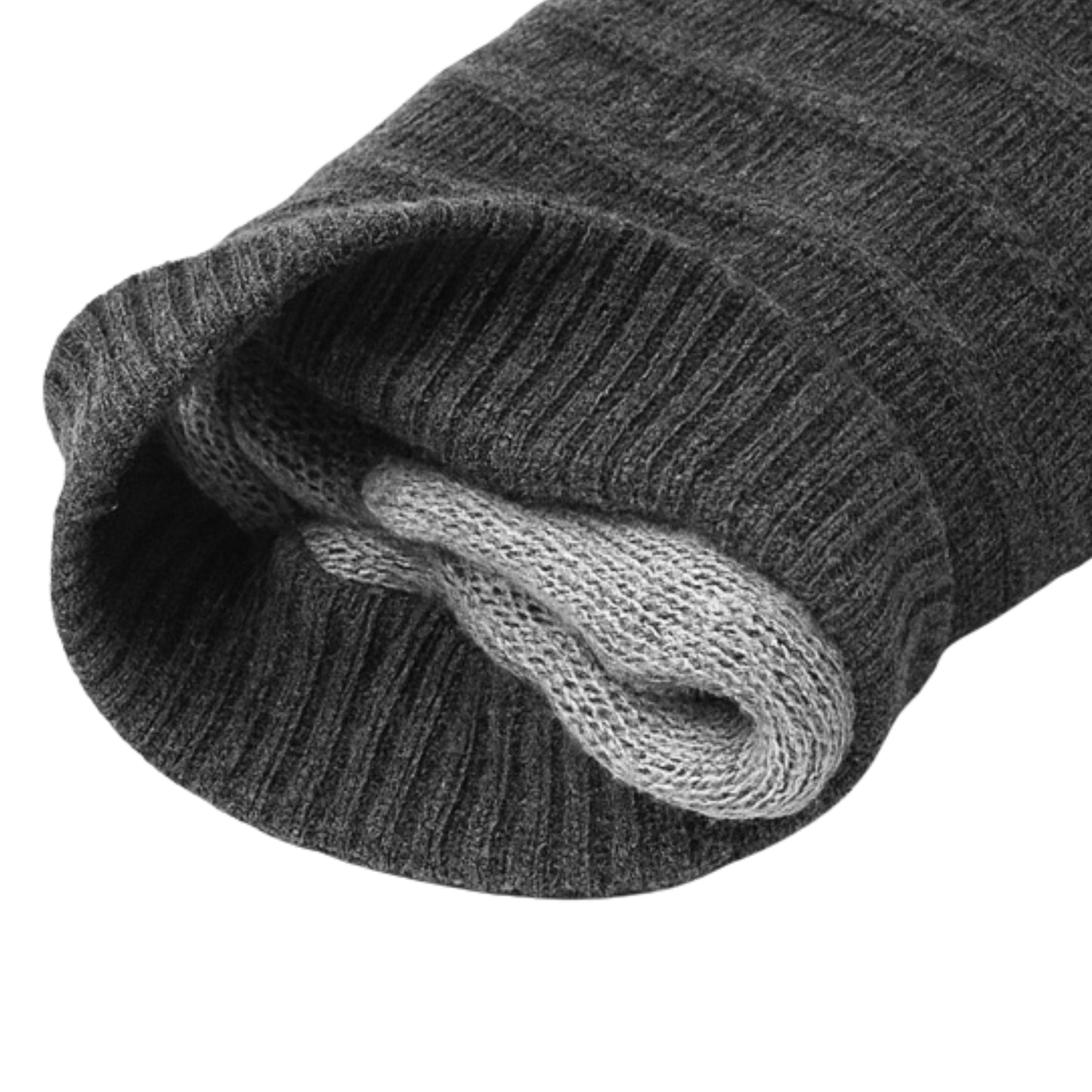 Oversized Charcoal Grey Beanie