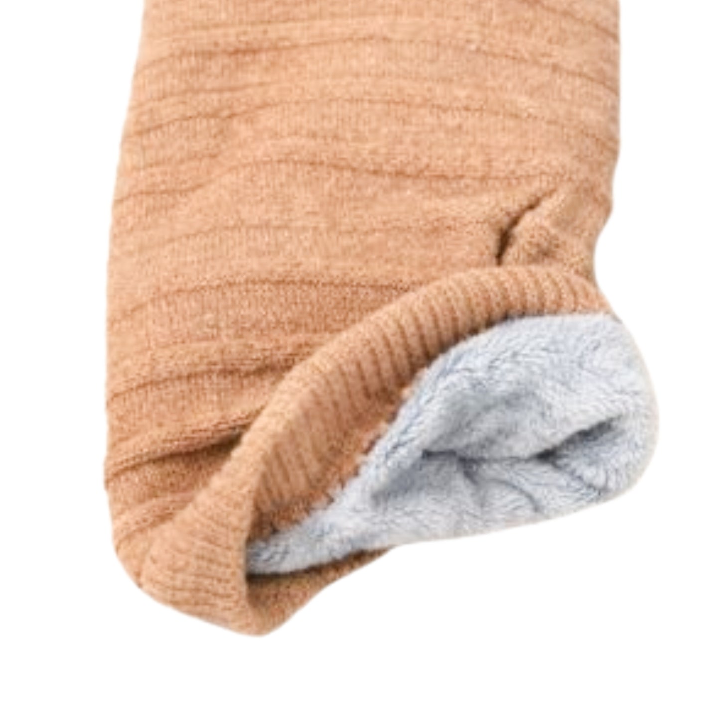 Oversized Beige Beanie