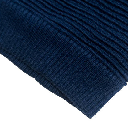 Navy Blue Long Stripped Beanie