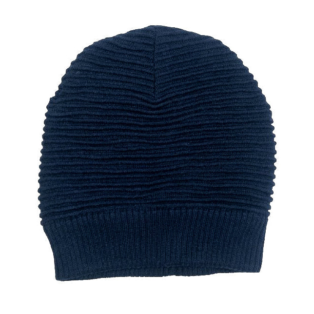 Navy Blue Long Stripped Beanie