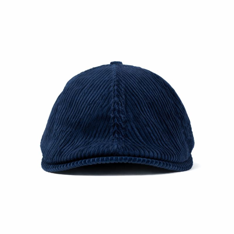 Navy Blue Corduroy Newsboy Cap