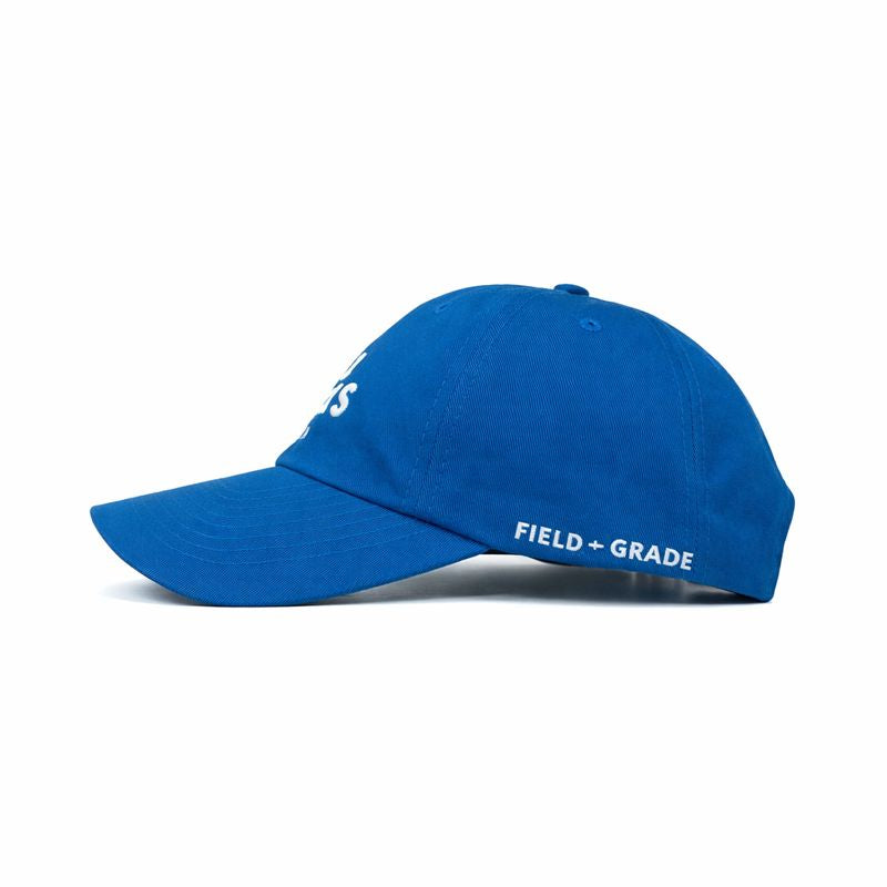 No f**** given blue relaxed fitted cap