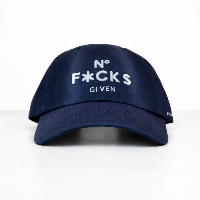 No f**** given Indego relaxed fitted cap