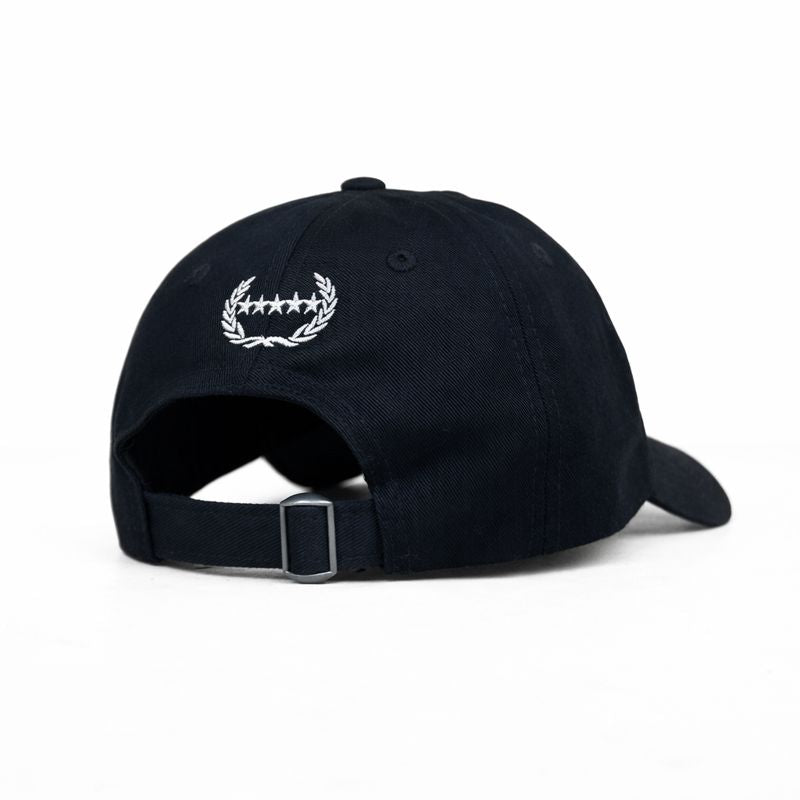No f**** given black relaxed fitted cap