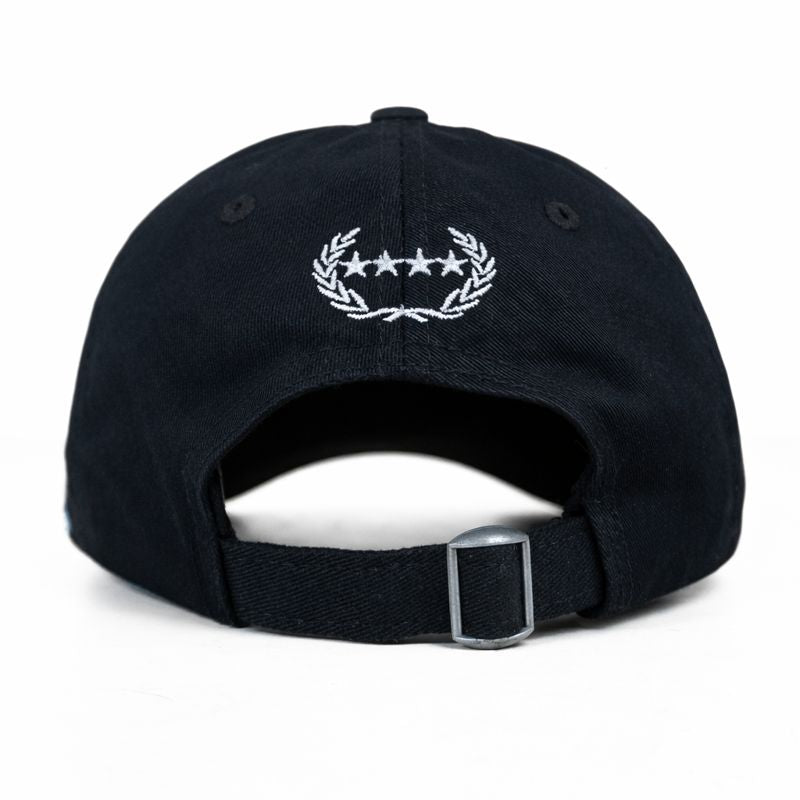 No f**** given black relaxed fitted cap