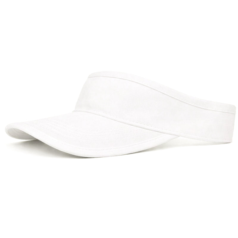Belt Visor Cap Cream White