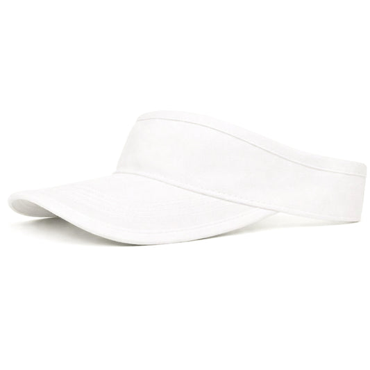 Belt Visor Cap Cream White