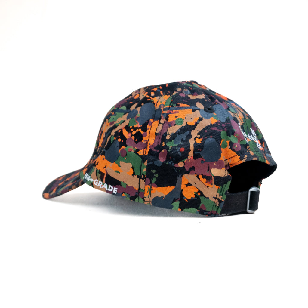 No f**** given multicolor black brim relaxed fitted cap