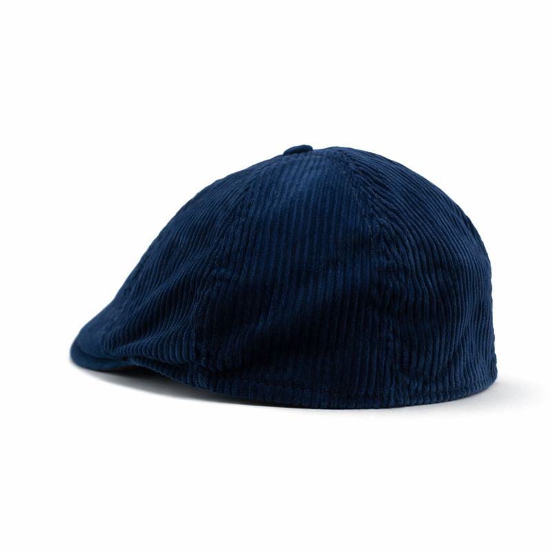 Navy Blue Corduroy Newsboy Cap