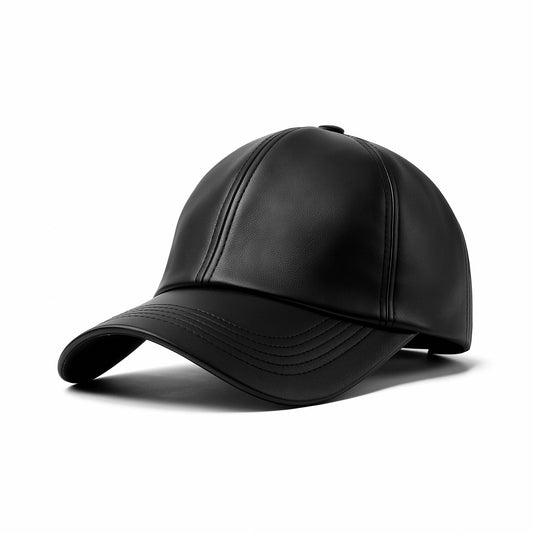 Classic Leather Cap Black