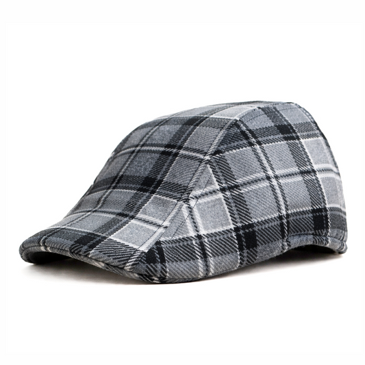 Grey Heritage Newsboy Cap